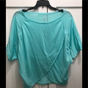 Light teal blouse